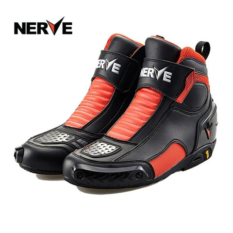 Outdoor Sports Motorcycle Racing Boots Leather