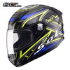 SOL ECE carbon fibre Full Face racing Helmet