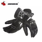 BENKIA Motorcycle Gloves Carbon Fibre Leather Motocross Glove