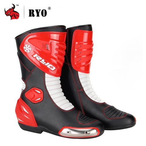 RYO Motorcycle Boots Men Racing Dirt Bike Motocross Boots