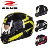 2019 New Taiwan ZEUS Double lens Motorcycle Helmet